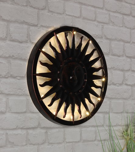 Solar wand deko sonne - wand,
