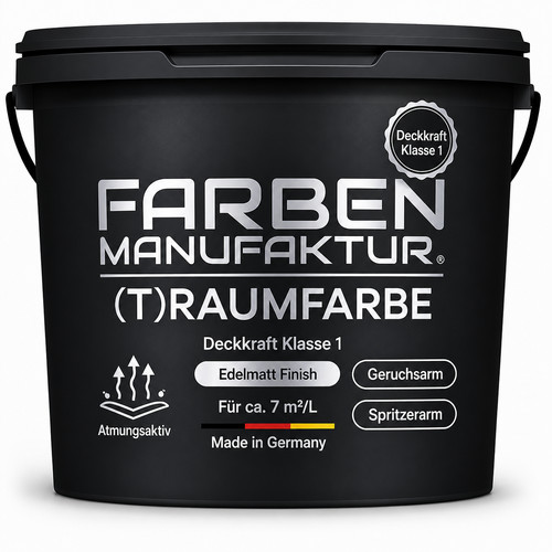 Wandfarbe sehr deckend - , in