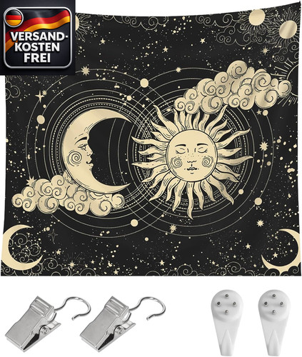 Wandbehang sonne mond - wandbehang,