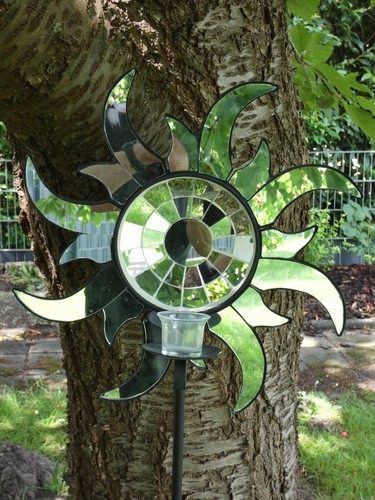 Sonne mit spiegelmosaik - spiegelmosaik, &