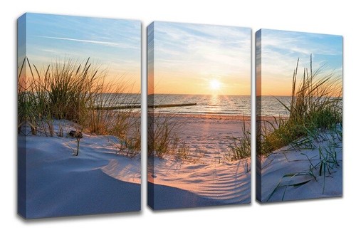Bilder leinwand dünen meer - bilder,