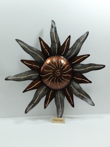 Sonne metall wanddeko mit - wanddeko,