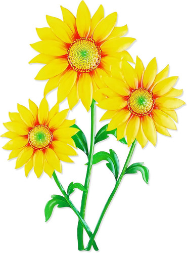 Metall sonnenblumen - metall,