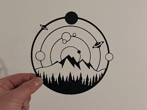 Wandbild sonnensystem und - sonnensystem,