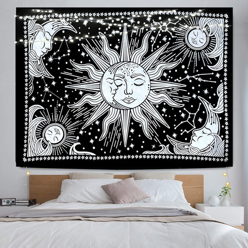 Icc sonne und mond wandteppich - sonne,