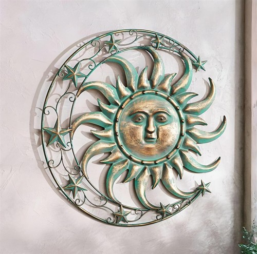 Metall wanddeko sonne - 3d, "sonne