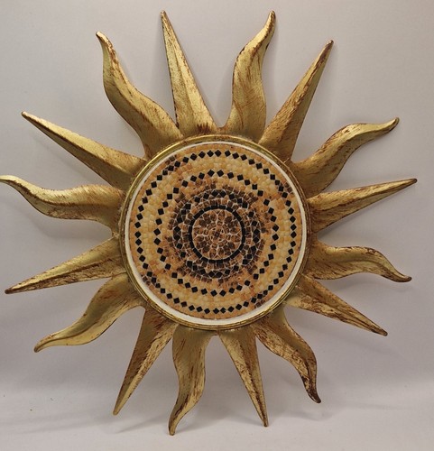 Wanddeko sonne 29cm gold - wanddeko,