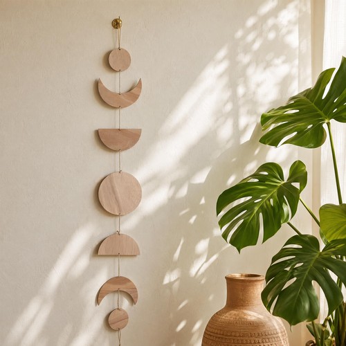 Boho wanddeko holz sonne - sonne, mond